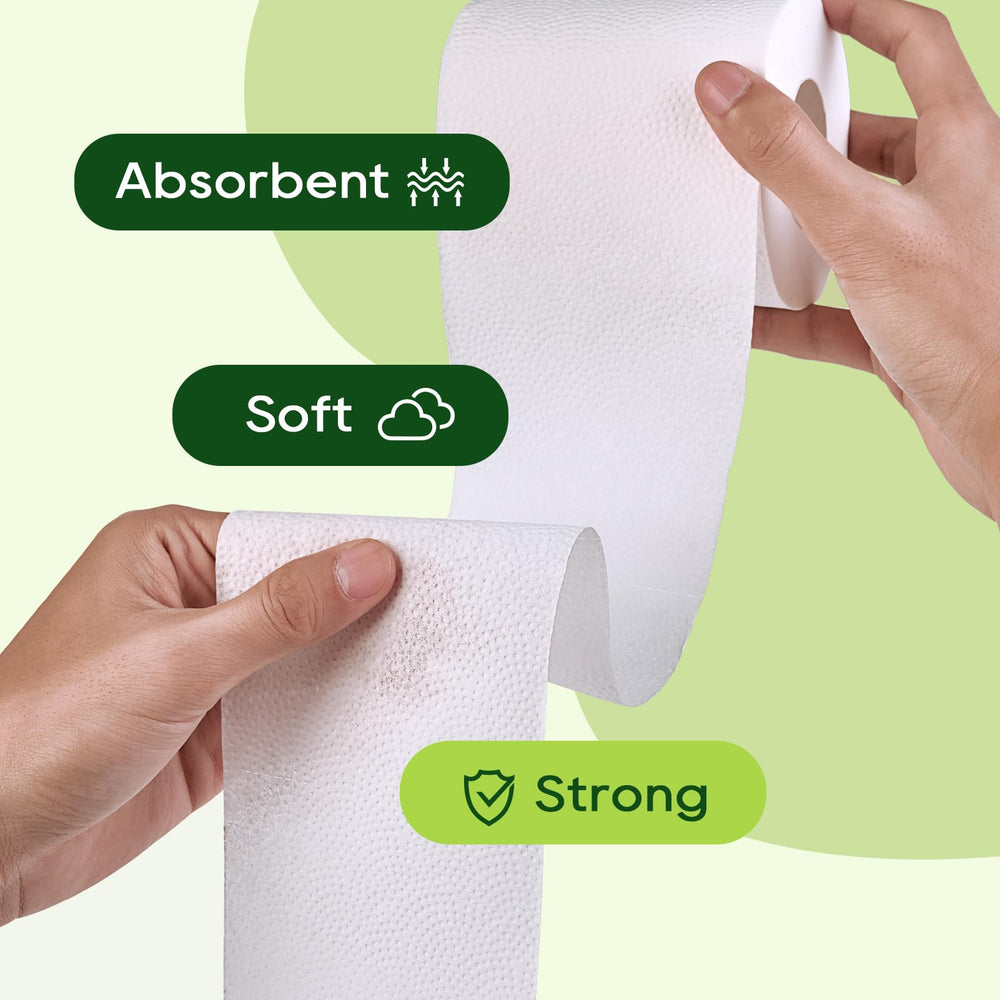 ECOLipak rollo abierto mostrando núcleo y facilidad de manejo