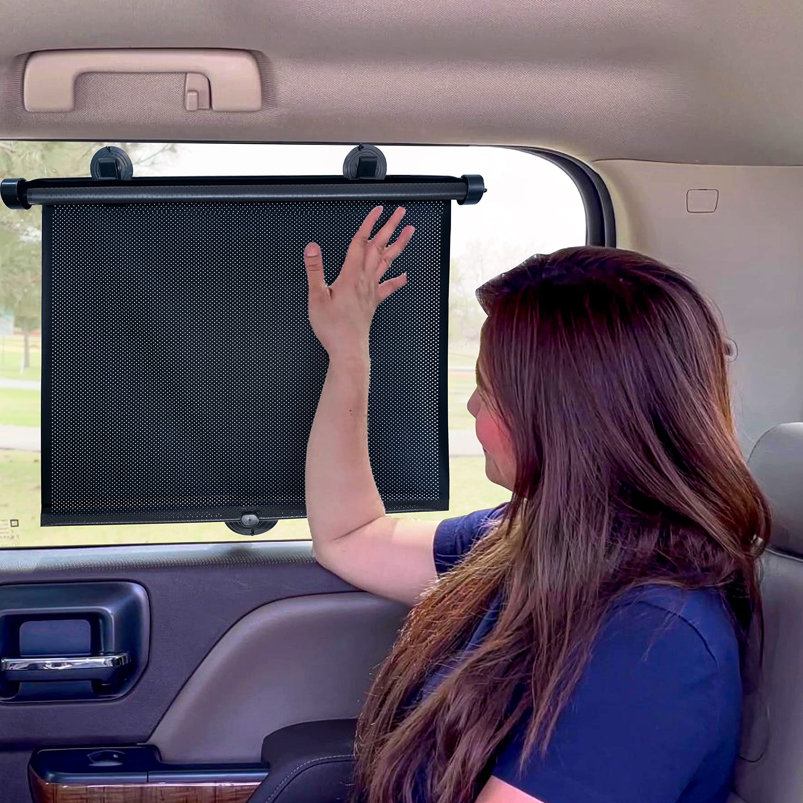 EcoNour escena familiar en coche, viaje más privado y fresco