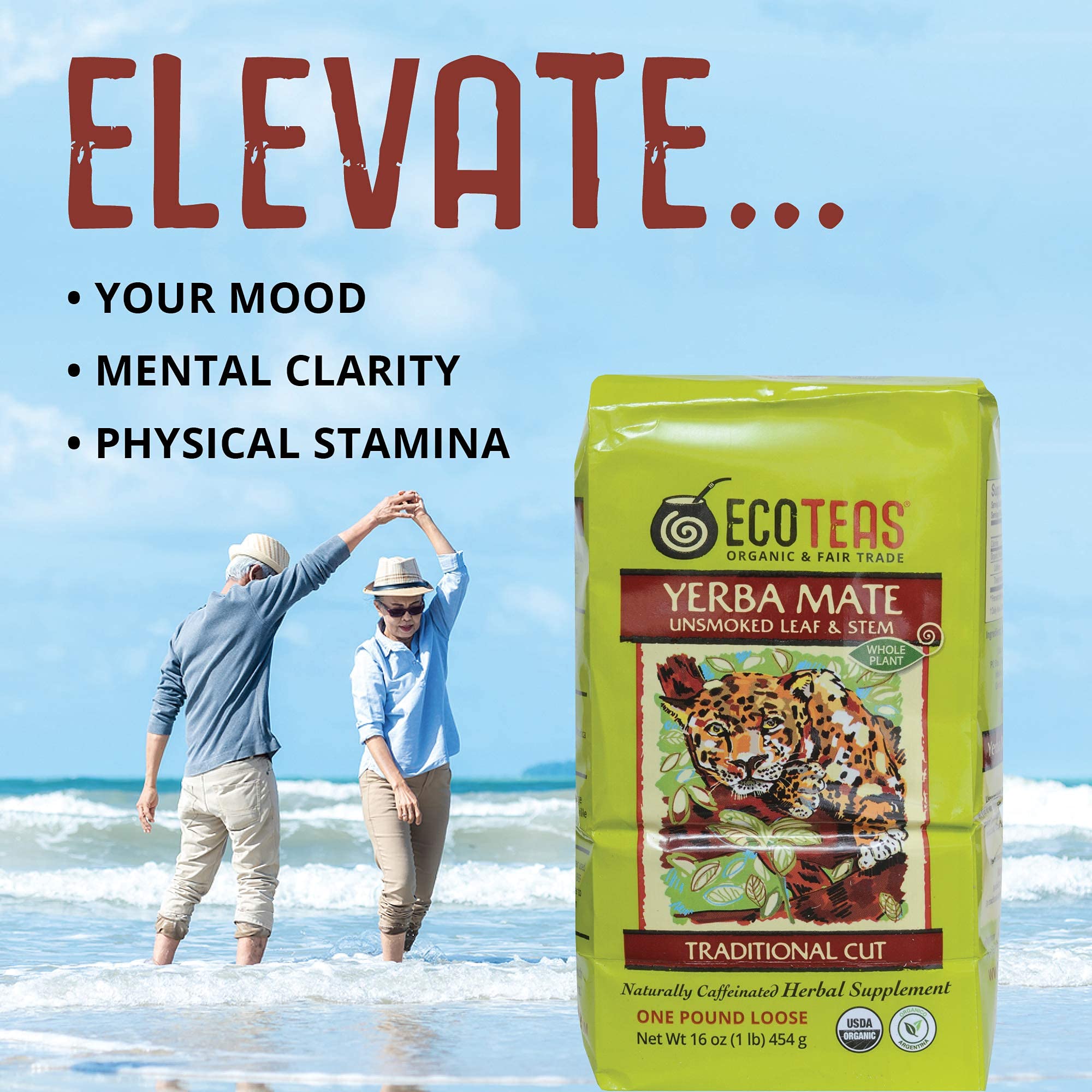 ECOTEAS bolsa junto a regla para comparar tamaño de 1 lb y porciones prácticas