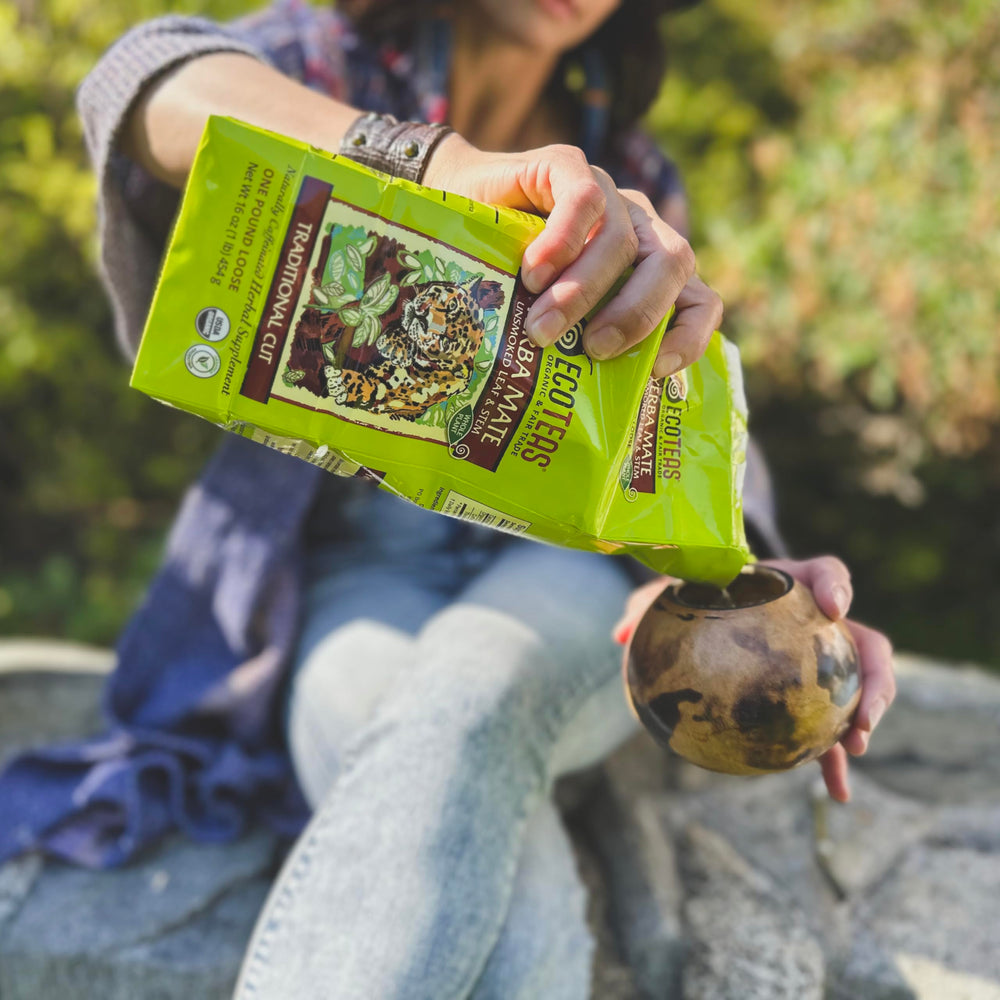 ECOTEAS etiqueta con sellos USDA Organic y Kosher evidenciando certificaciones