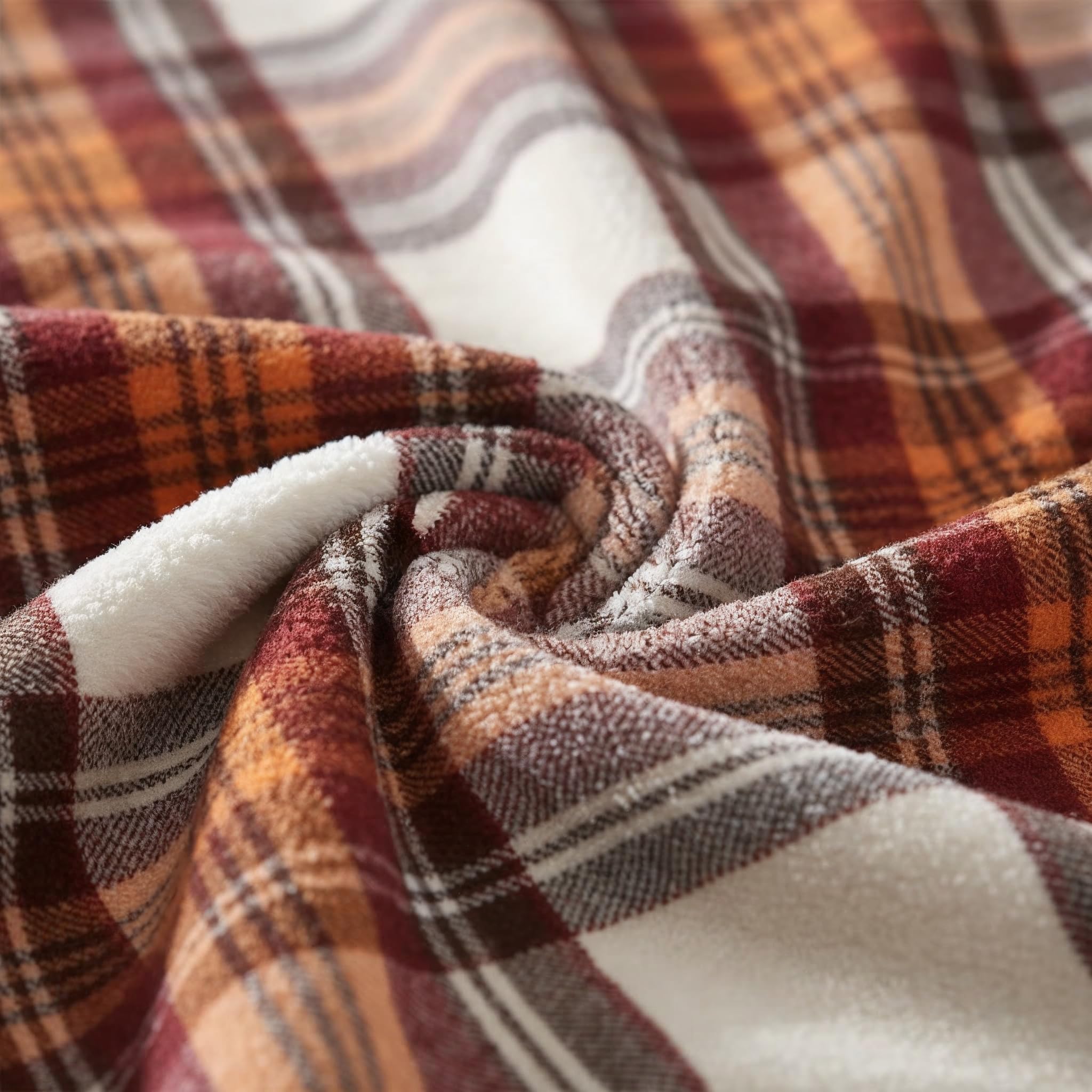 Eddie Bauer comparación de tamaño 50x60 en manos, fácil de doblar y transportar
