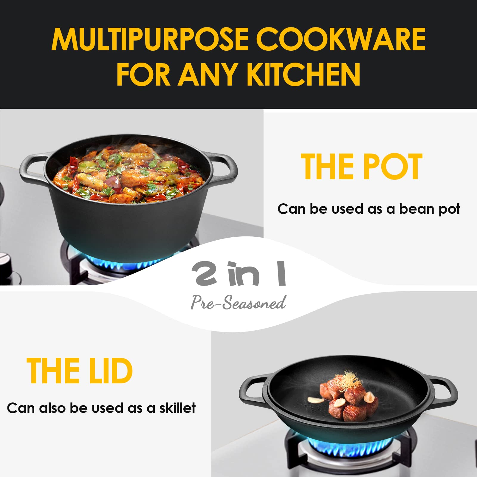 EDGING CASTING en camping sobre fuego, cocina exterior resistente
