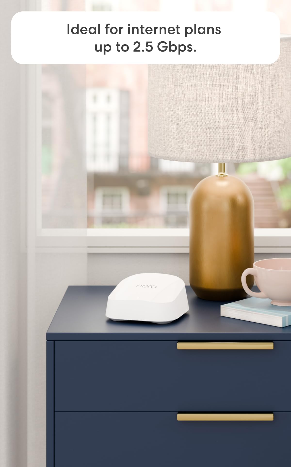 eero 7 comparación de tamaño para entender escala y posicionamiento