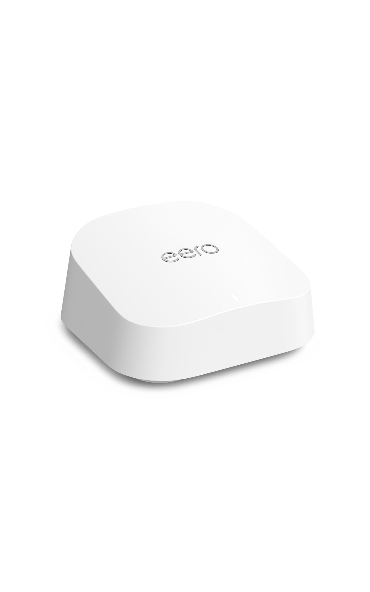 eero 7 vista frontal mostrando diseño compacto y señal fiable