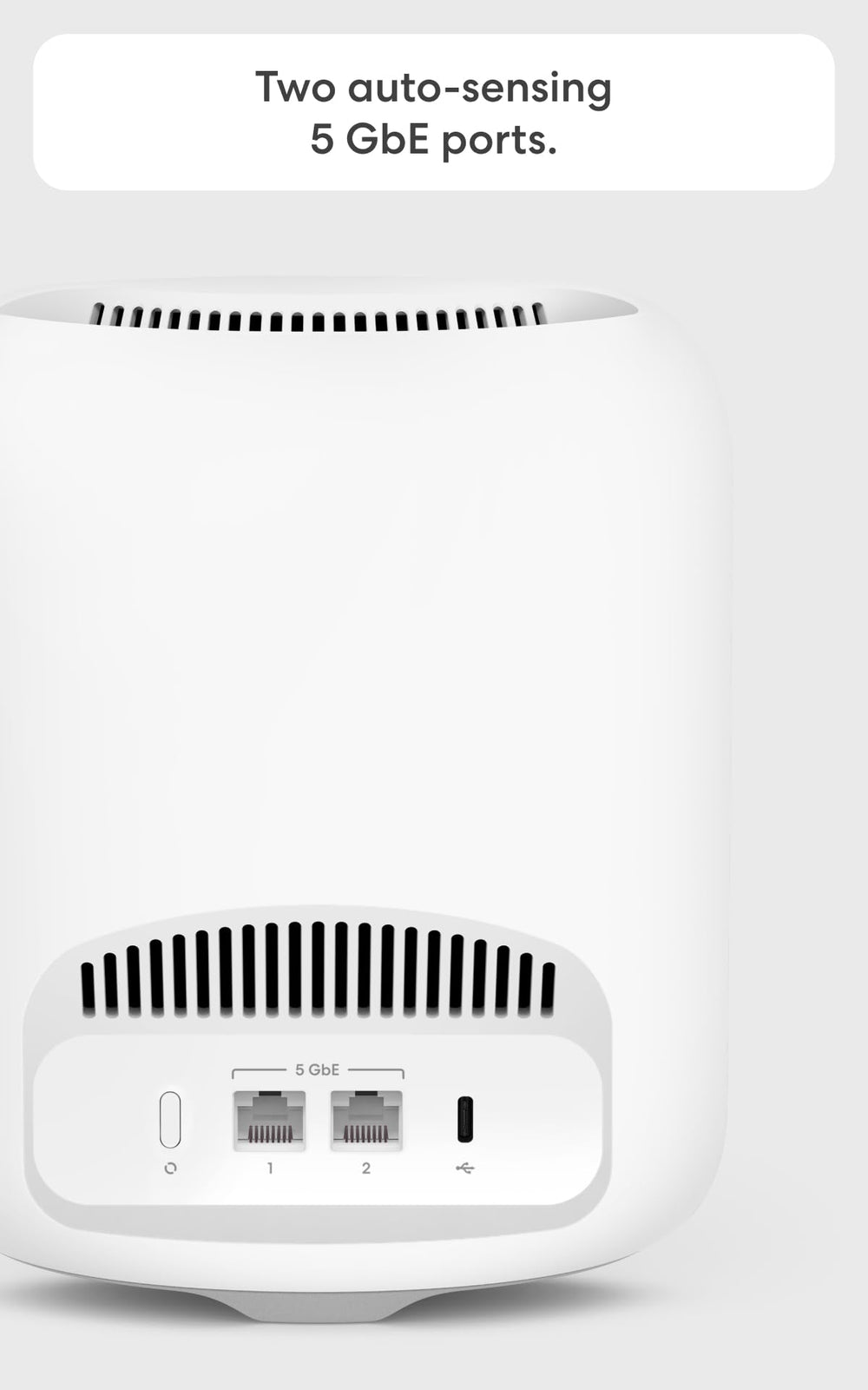 eero Pro 7 textura y LED indicando estado, beneficio de control visual