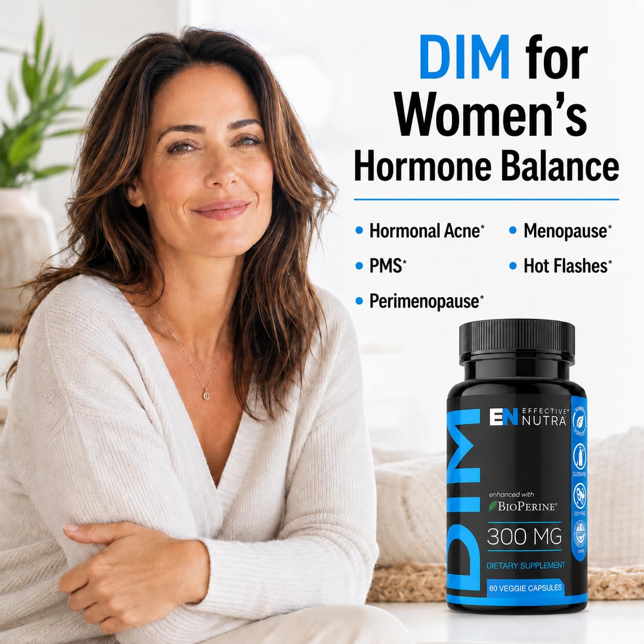Effective Nutra detalle de etiqueta con lista de ingredientes y dosis