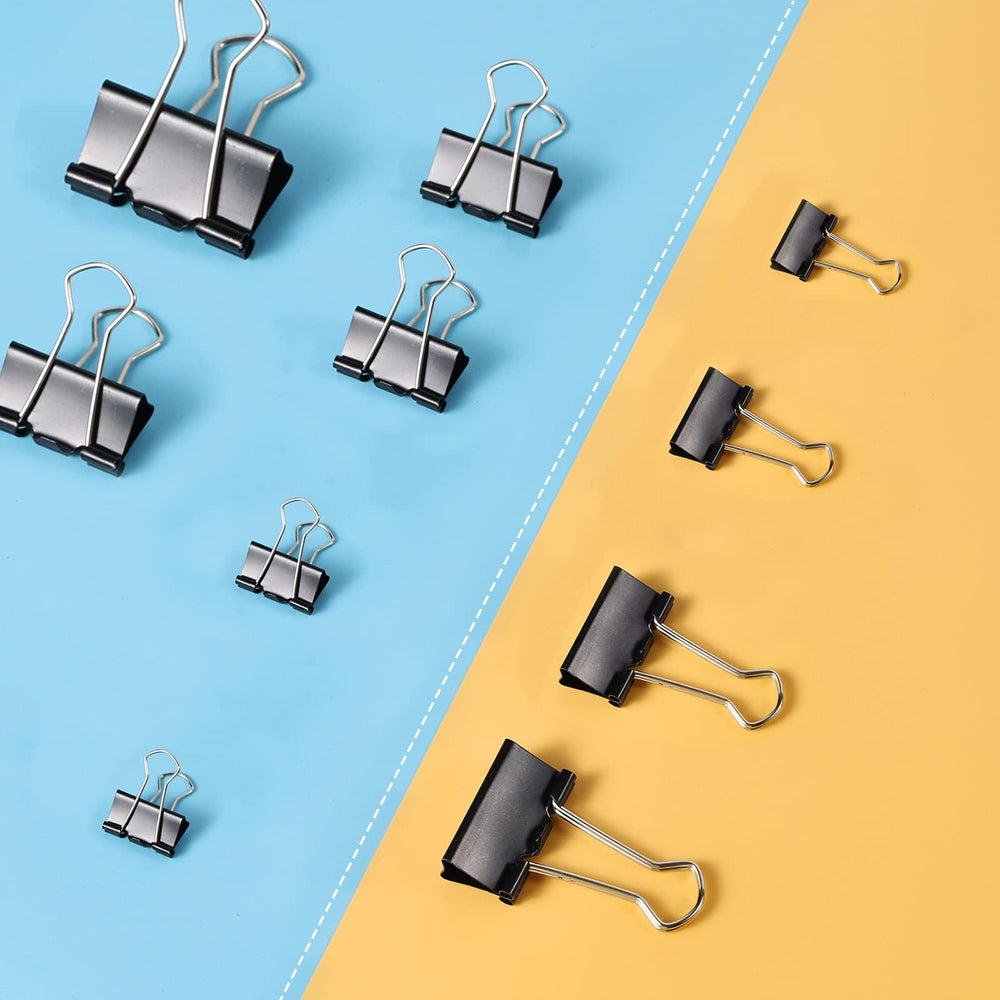 EFOK clips sujetando un grueso fajo de papeles, sujeción segura