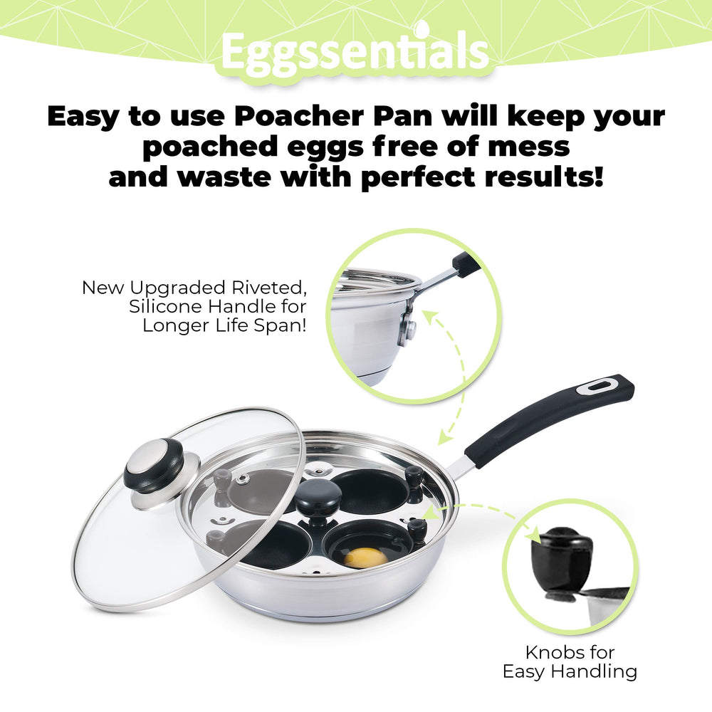 Eggssentials detalle de las copas de 75 ml antiadherentes para fácil desmolde