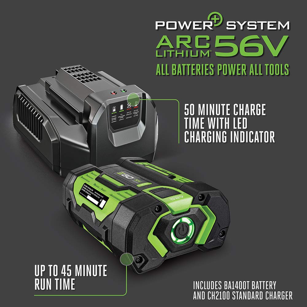 EGO Power+ IPX4 label close-up signaling weather resistance and dependable use