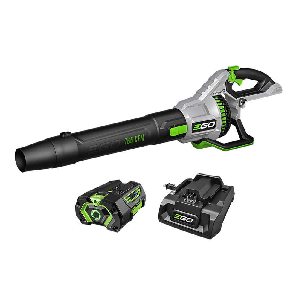 EGO Power+ LB7654 front profile showing compact blower and benefit of balanced handling