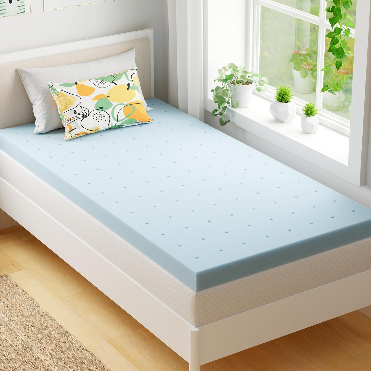 EGOHOME topper en su caja, desembalaje fácil y cómodo