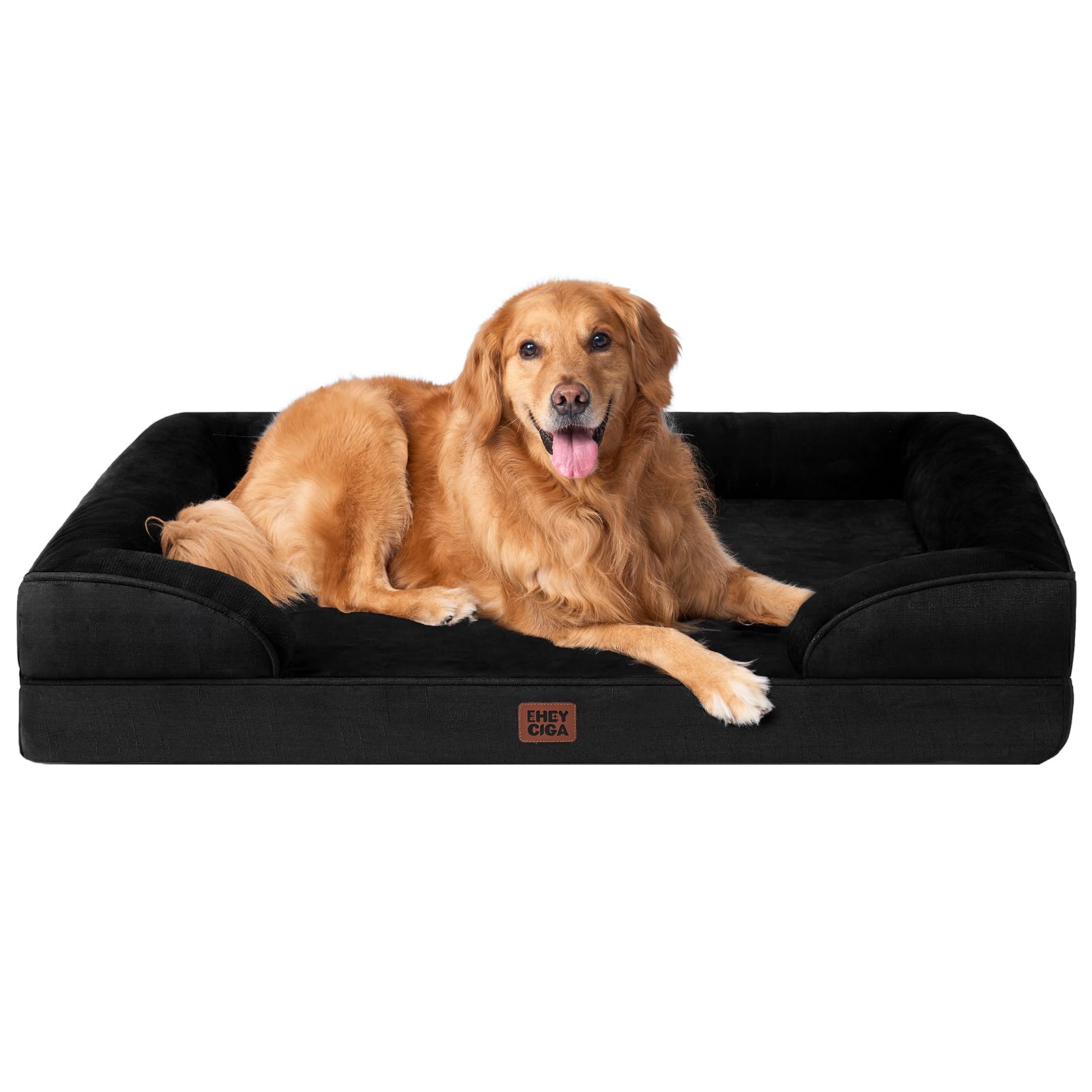 EHEYCIGA vista frontal de la cama XL mostrando tamaño y cierre
