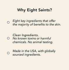 Eight Saints tamaño 8 oz comparado para viajar y uso diario