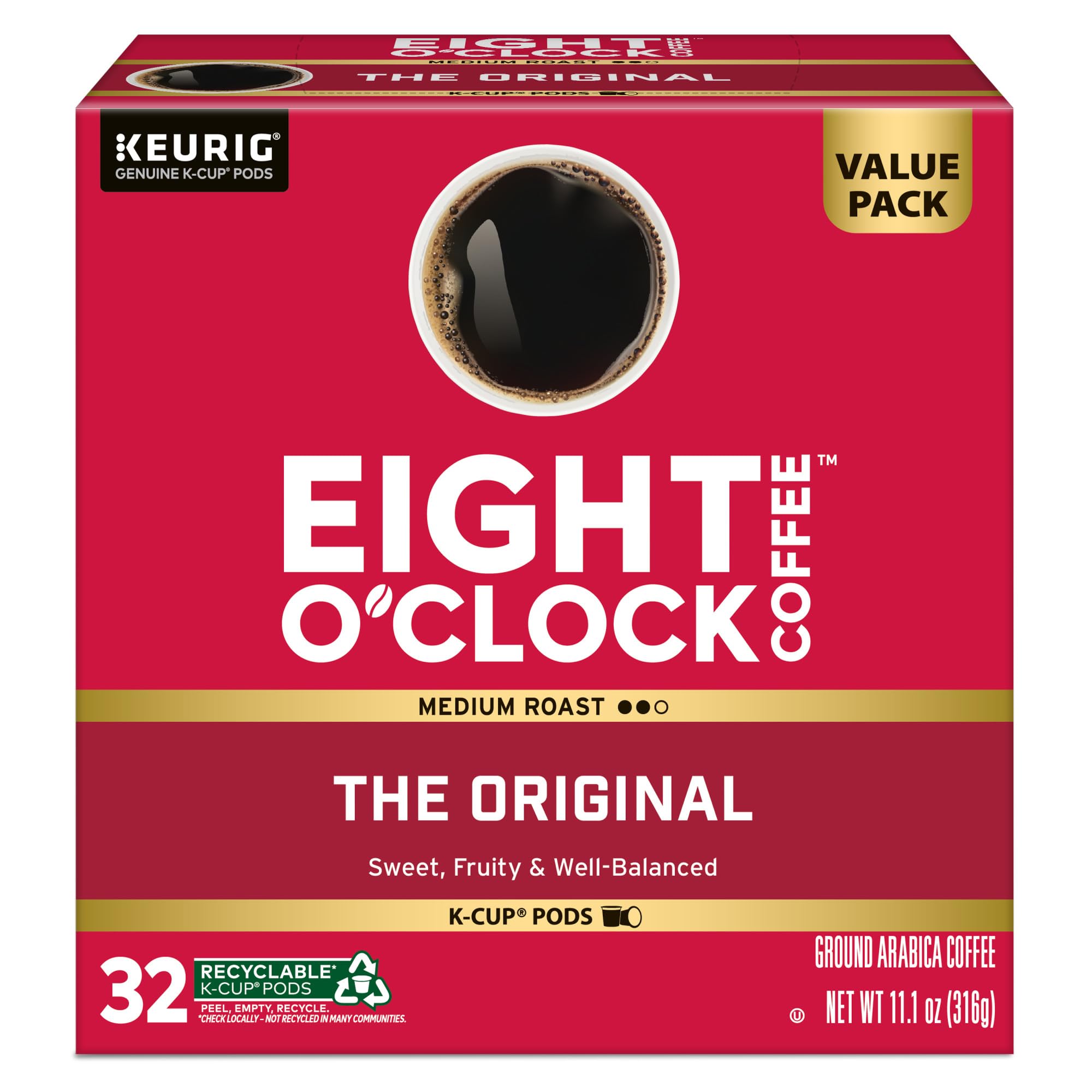 Eight O'Clock Coffee escena de oficina con café para pausas productivas