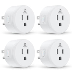 EIGHTREE frontal del pack de cuatro enchufes, ahorro de espacio y control inteligente