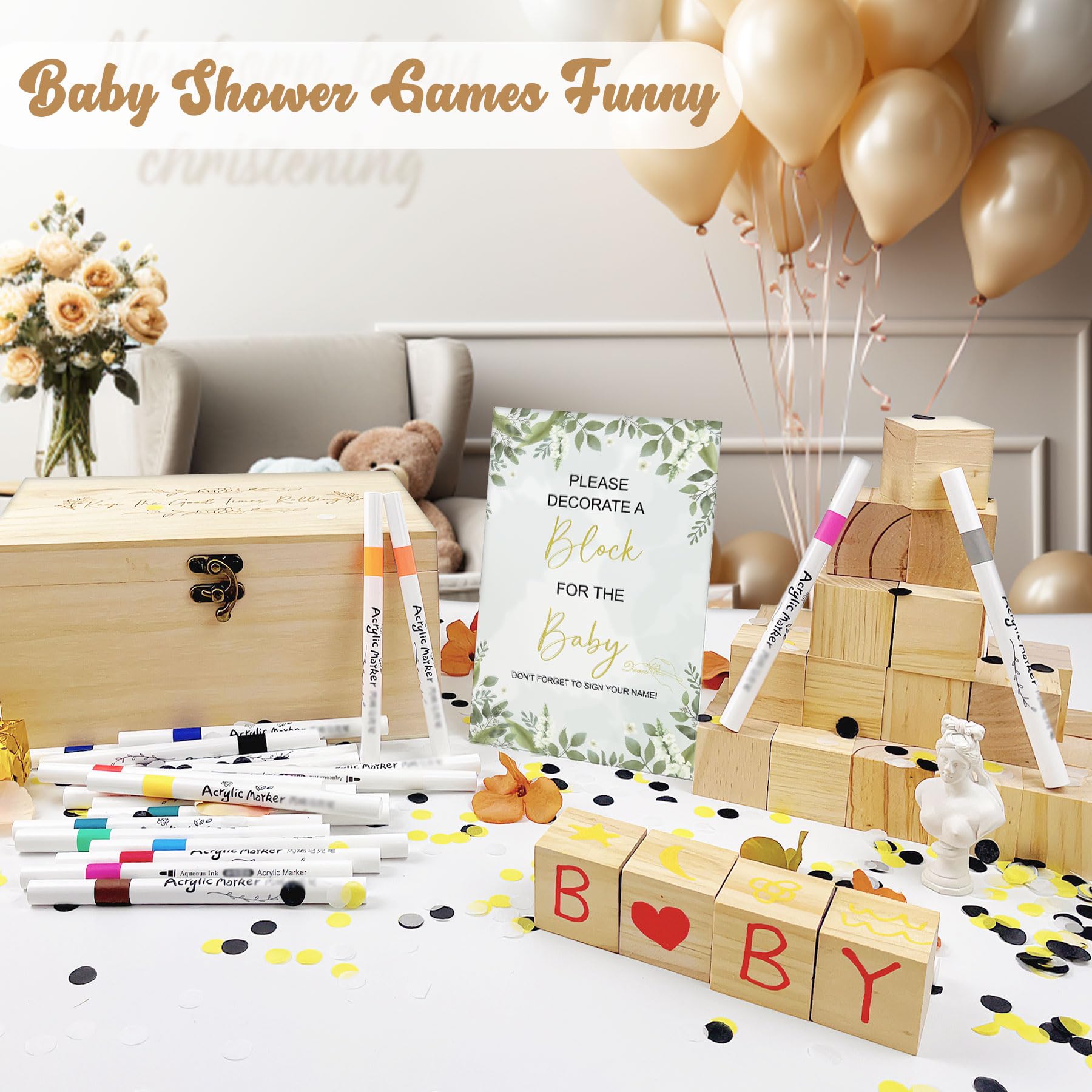 EIGTWEN montaje en baby shower creando ambiente festivo y recuerdos únicos