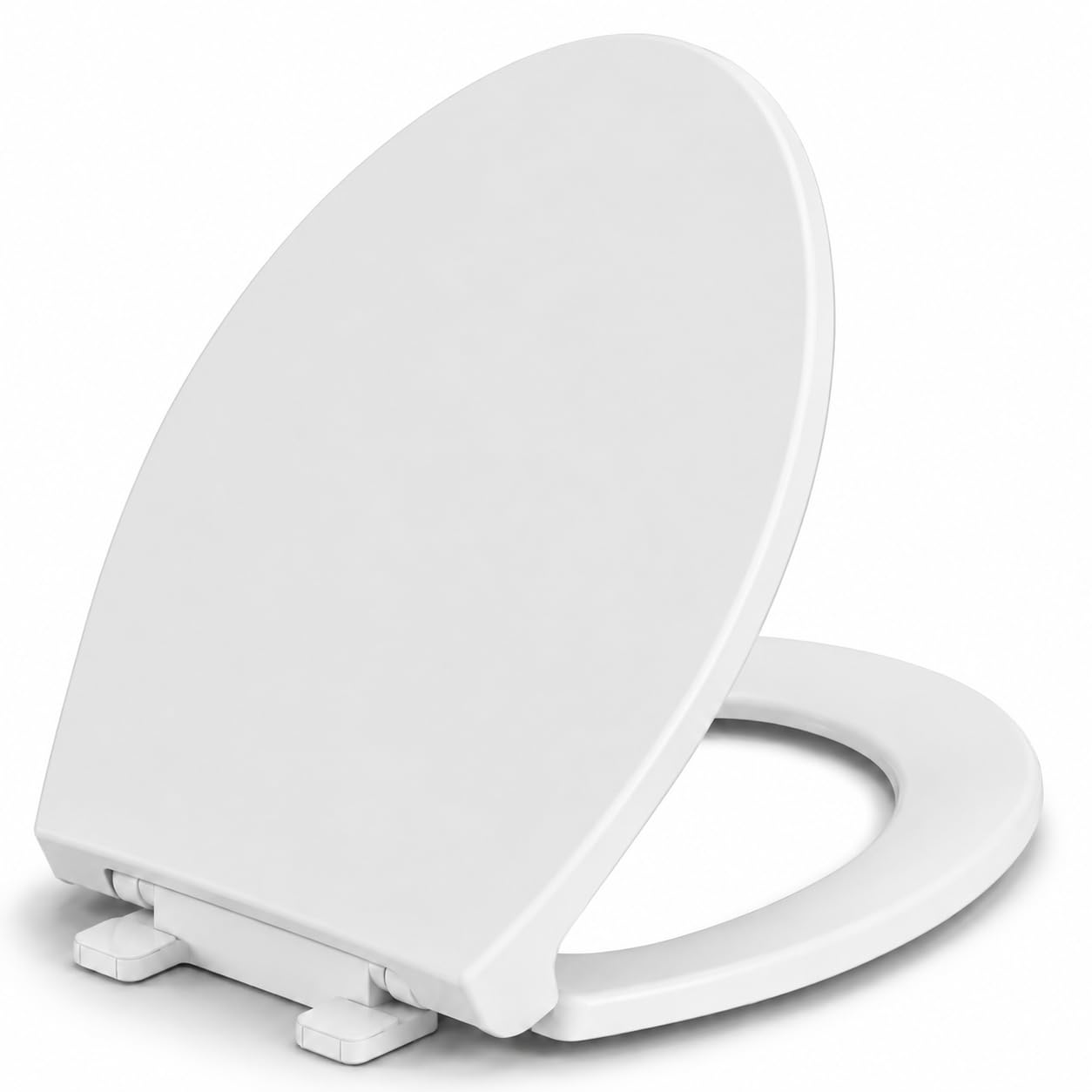 Eillbar asiento frontal blanco mostrando forma alargada y ajuste ergonómico