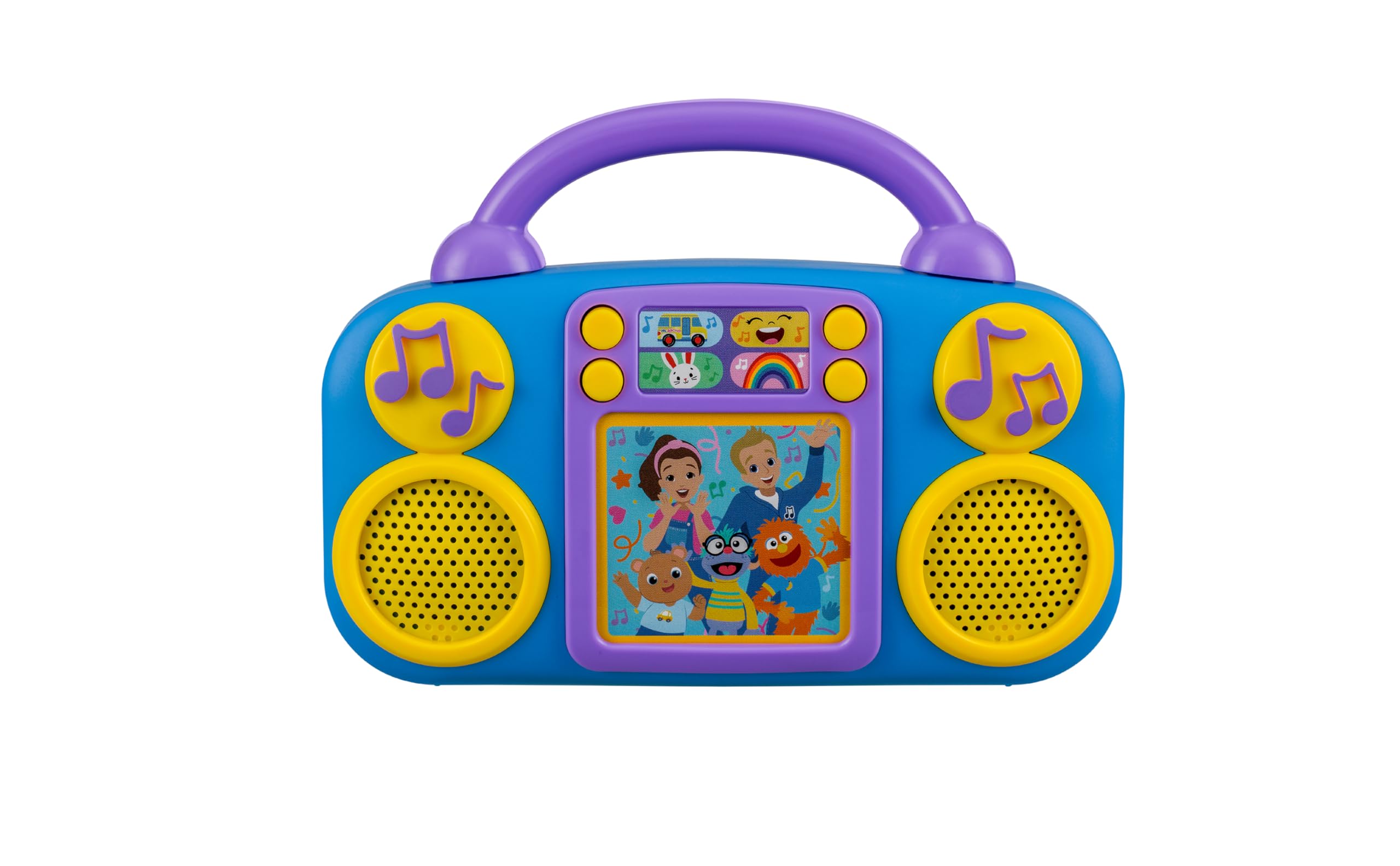 eKids Ms Rachel frontal del empaque mostrando diseño y canciones