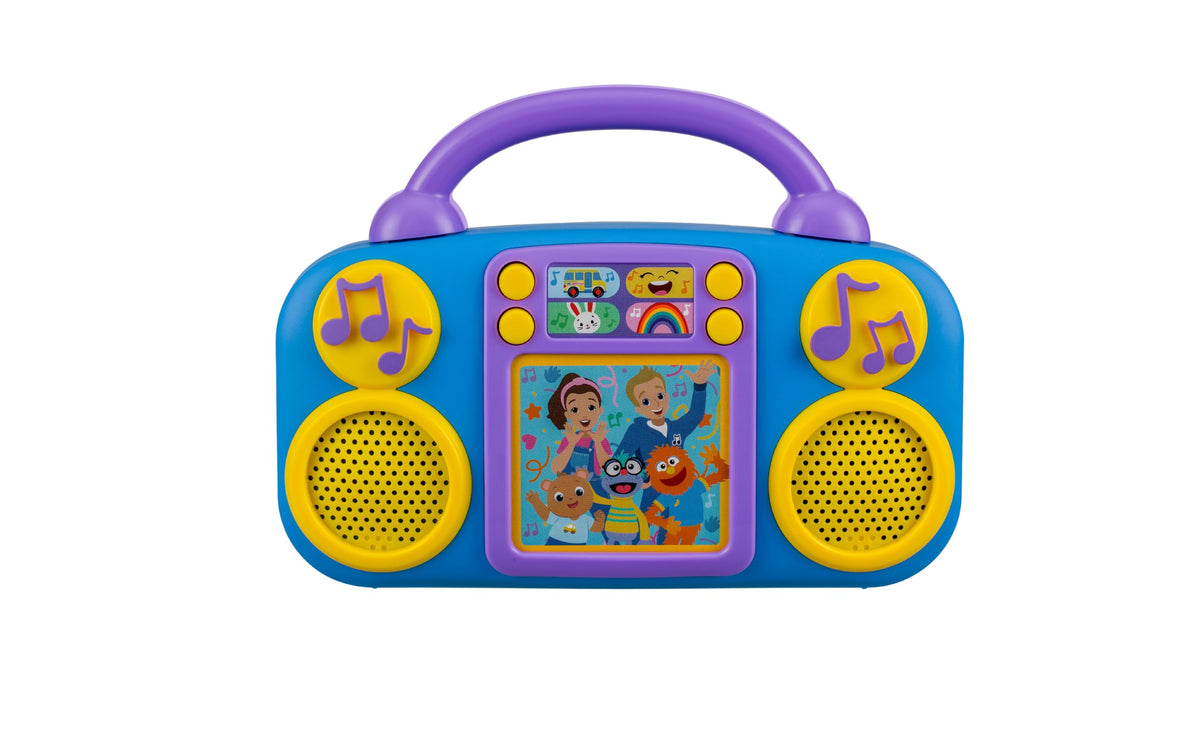 eKids Ms Rachel frontal del empaque mostrando diseño y canciones
