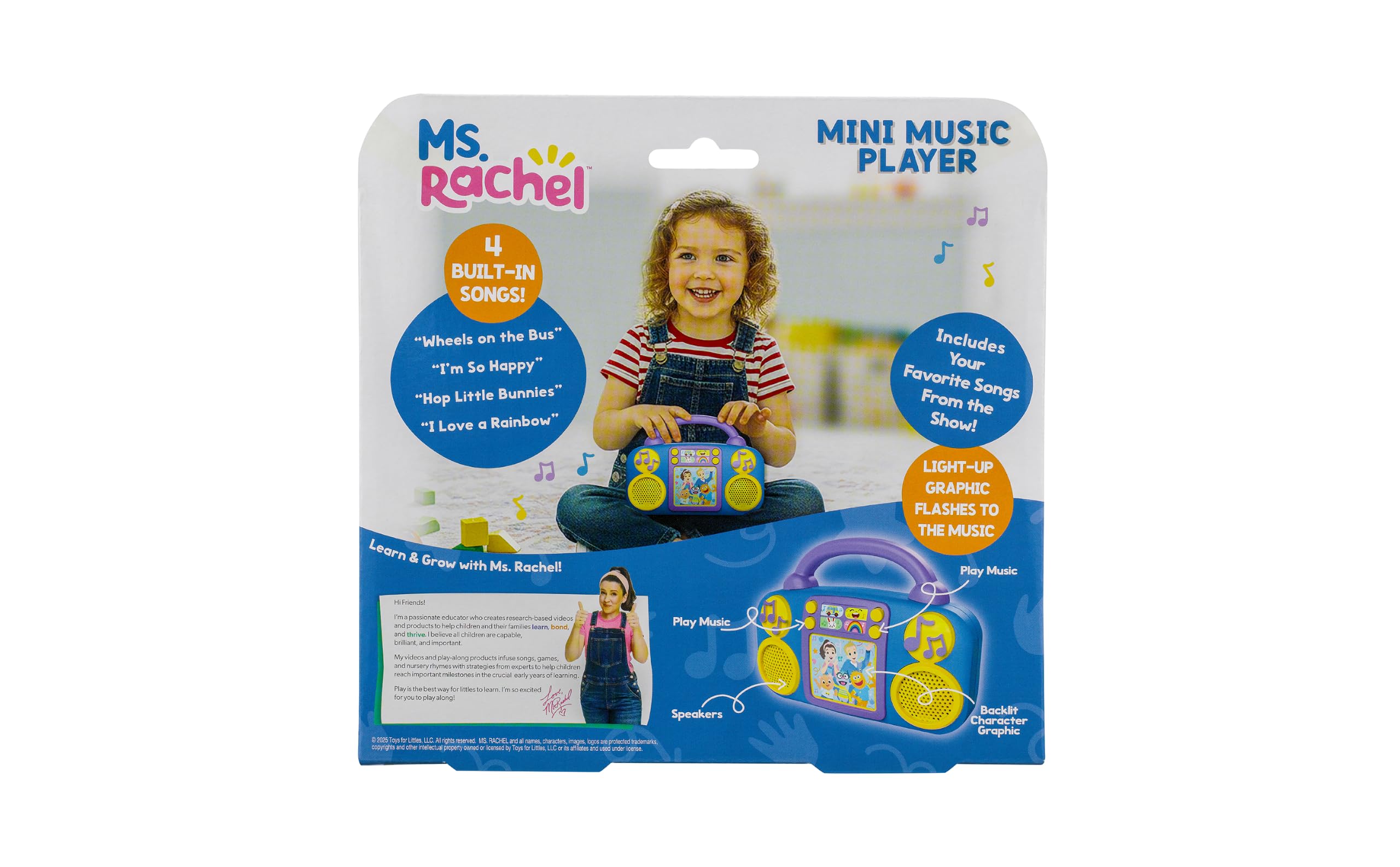 eKids Ms Rachel en habitación infantil incentivando juego