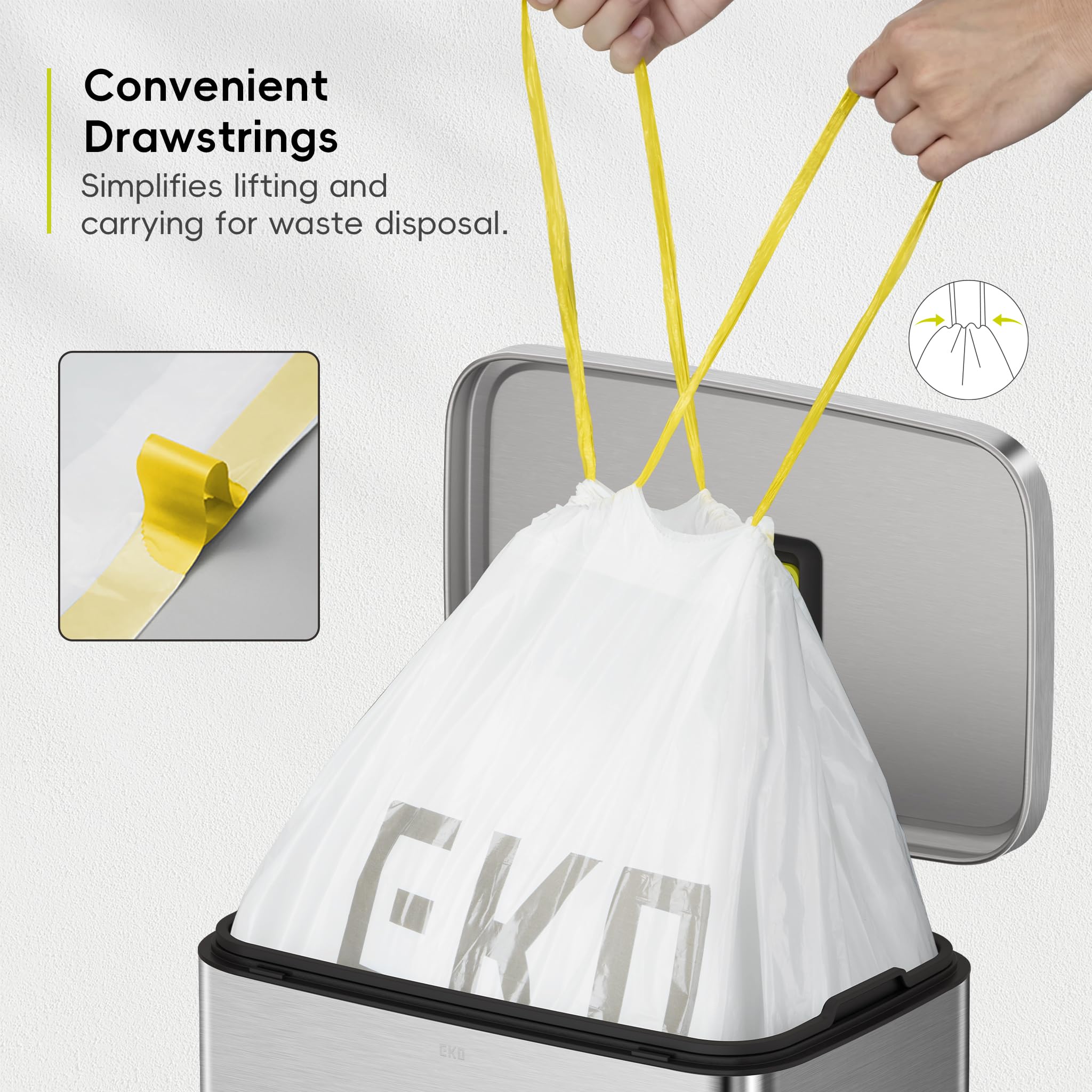 EKO bolsa en limpieza doméstica reduce derrames