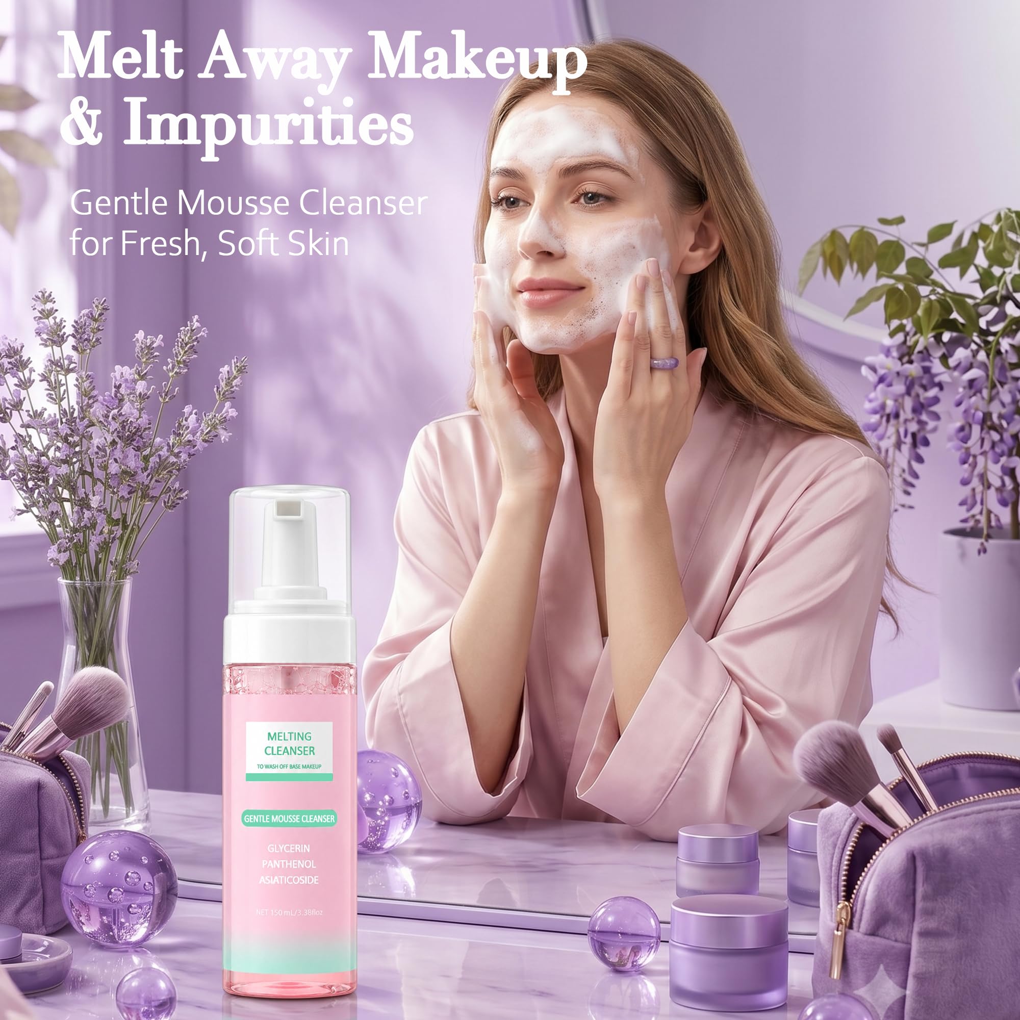 Elarenne sérum con gotero en mano para aplicar y aportar hidratación concentrada