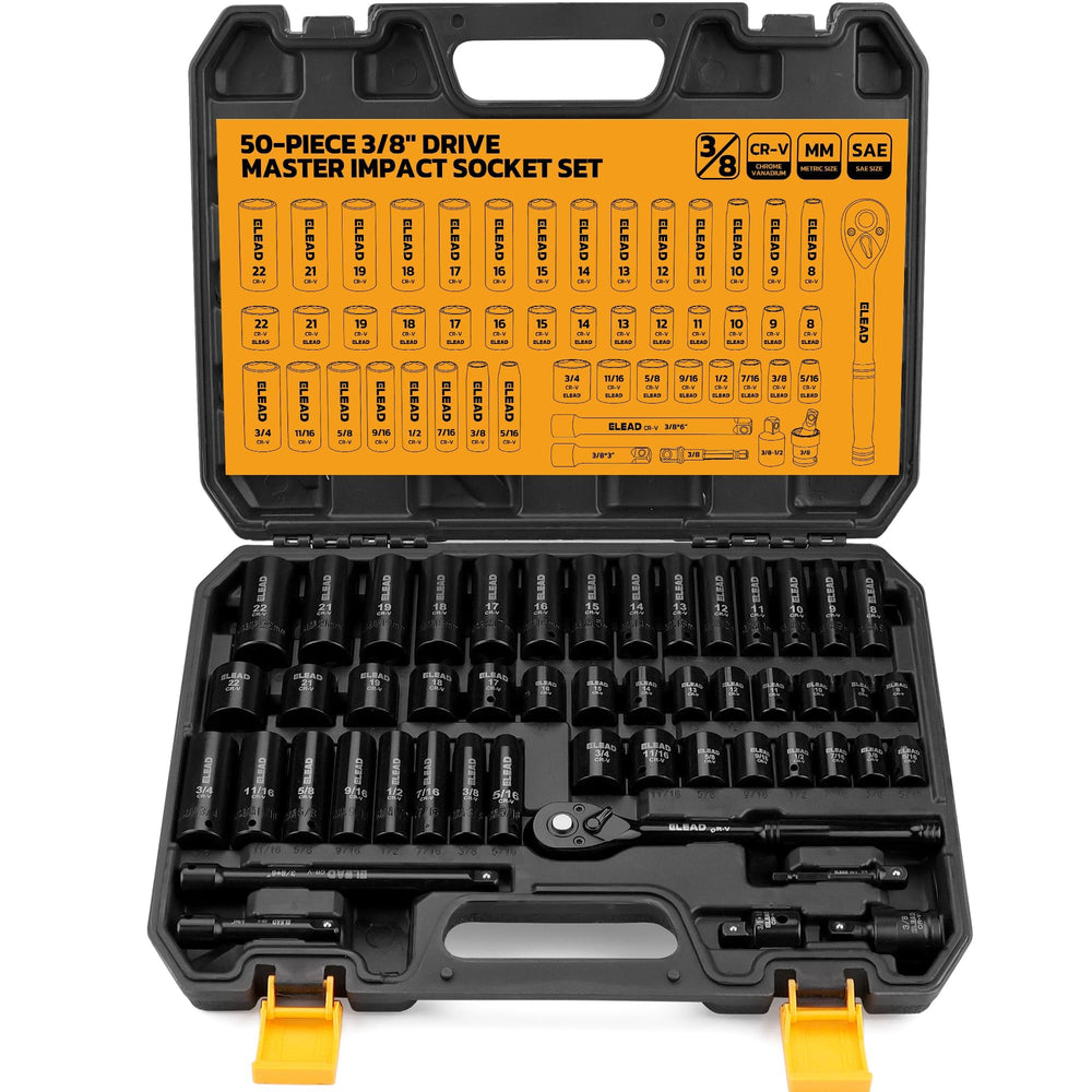 ELEAD maleta frontal con set completo y organización profesional