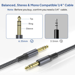 Elebase primer plano conector TRS chapado en oro, contacto seguro