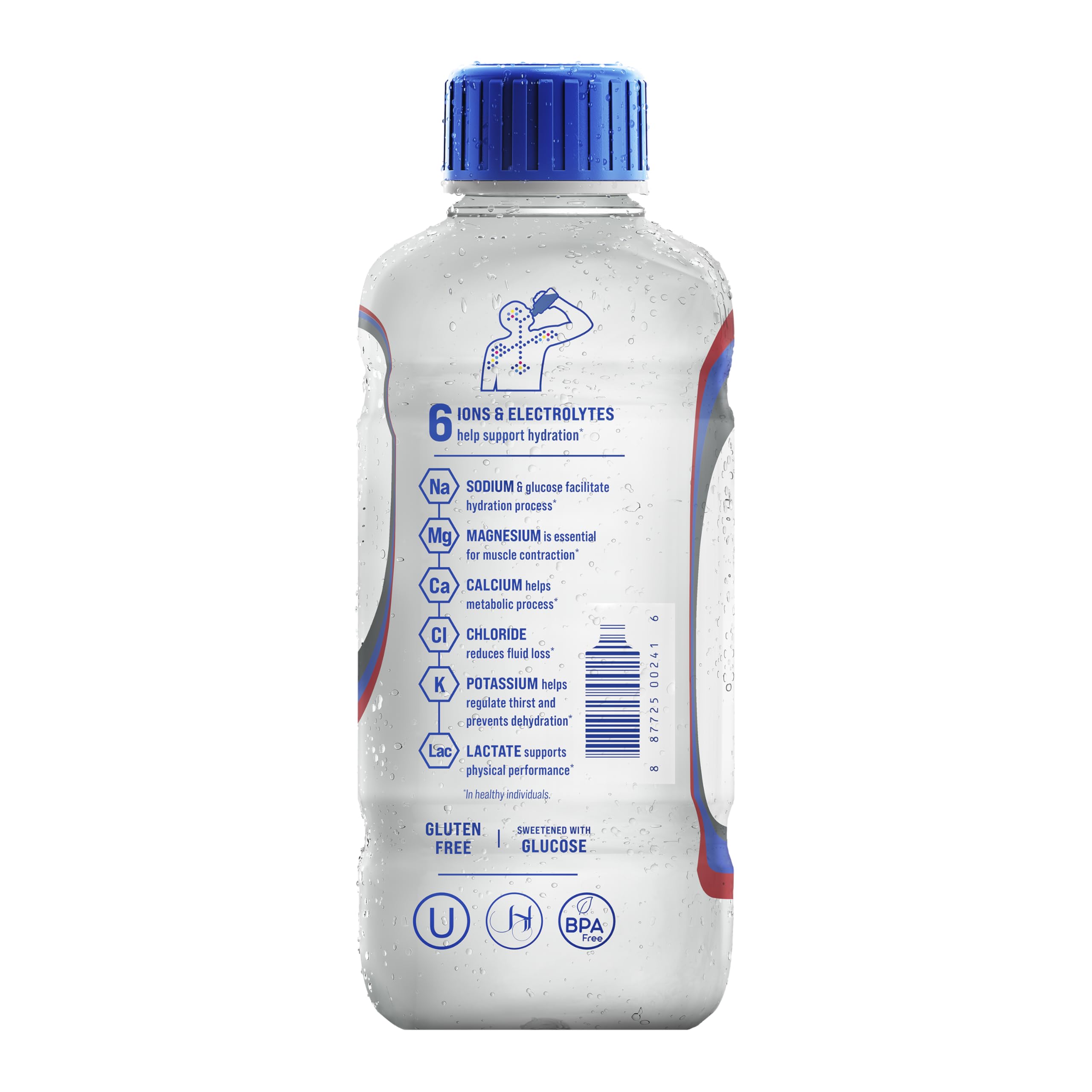 Electrolit botella en mano para comparar tamaño y facilidad de consumo