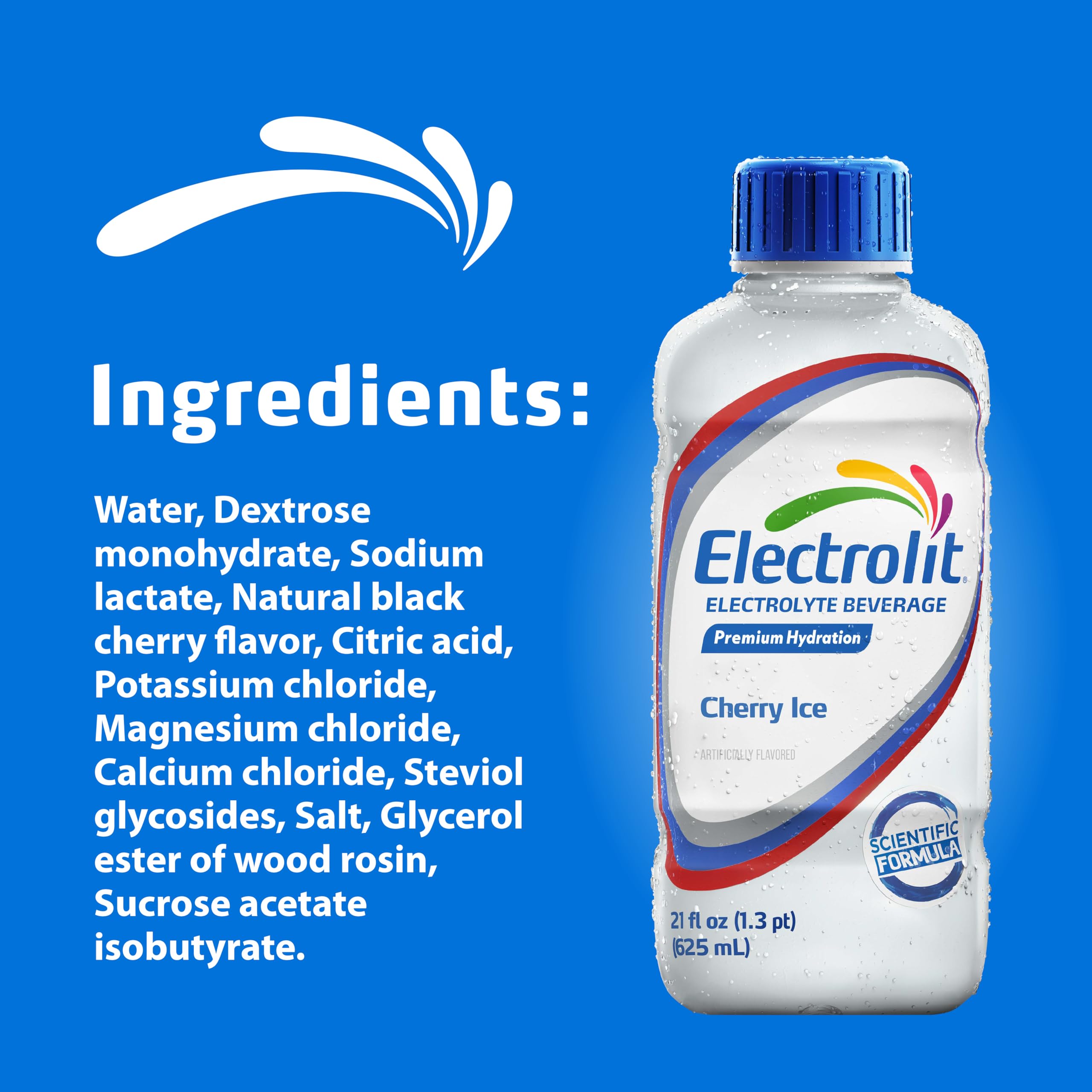 Electrolit etiqueta nutricional enfocada para ver electrolitos y glucosa