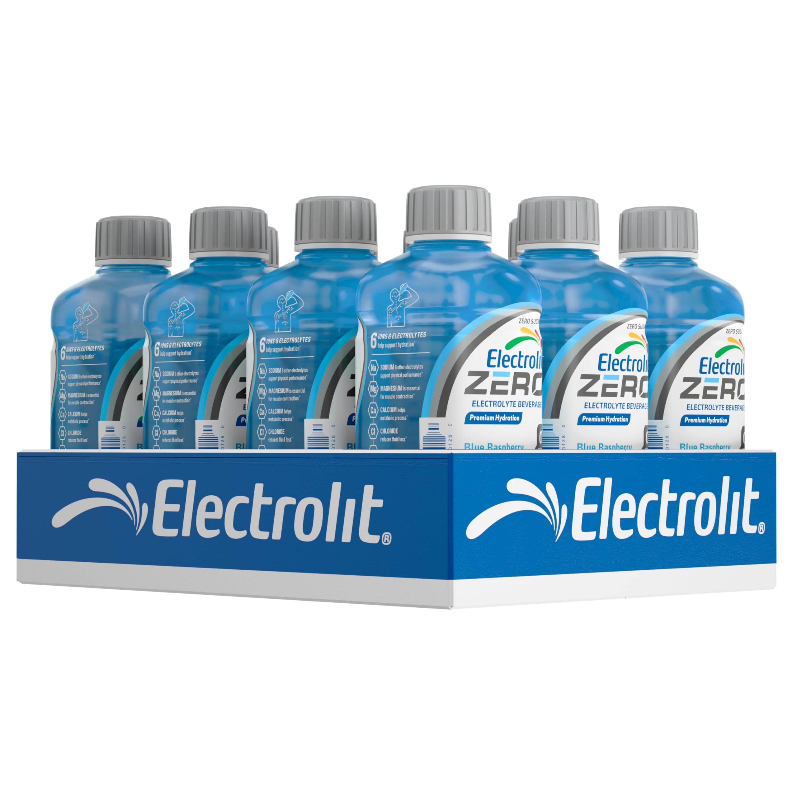 Electrolit paquete 12 frontal mostrando botellas y conveniencia