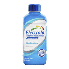 Electrolit primer plano de textura del líquido frambuesa azul con aspecto refrescante