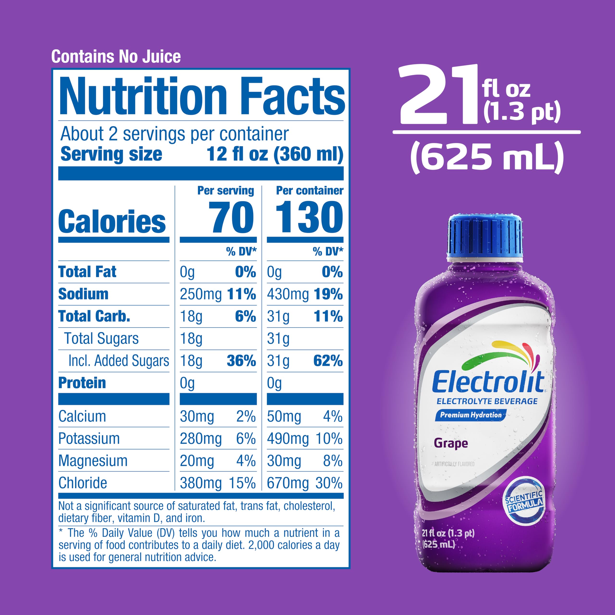 Electrolit uva consumo durante ejercicio aporta hidratación rápida y sabor