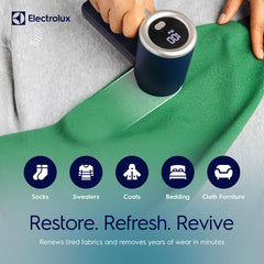 Electrolux primer plano de la cuchilla que facilita eliminación eficaz de bolitas