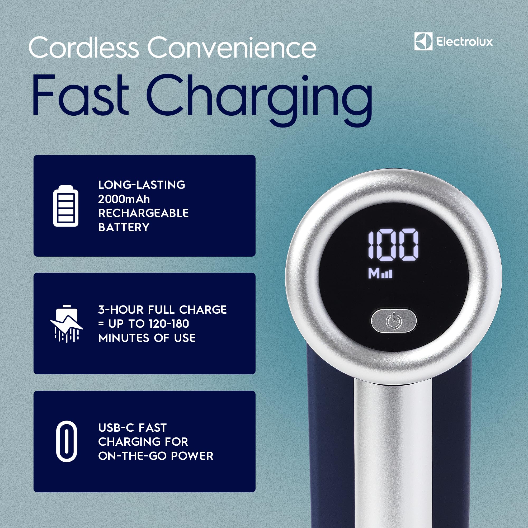 Electrolux uso del dispositivo en sofá que renueva tapicería y elimina pelusas