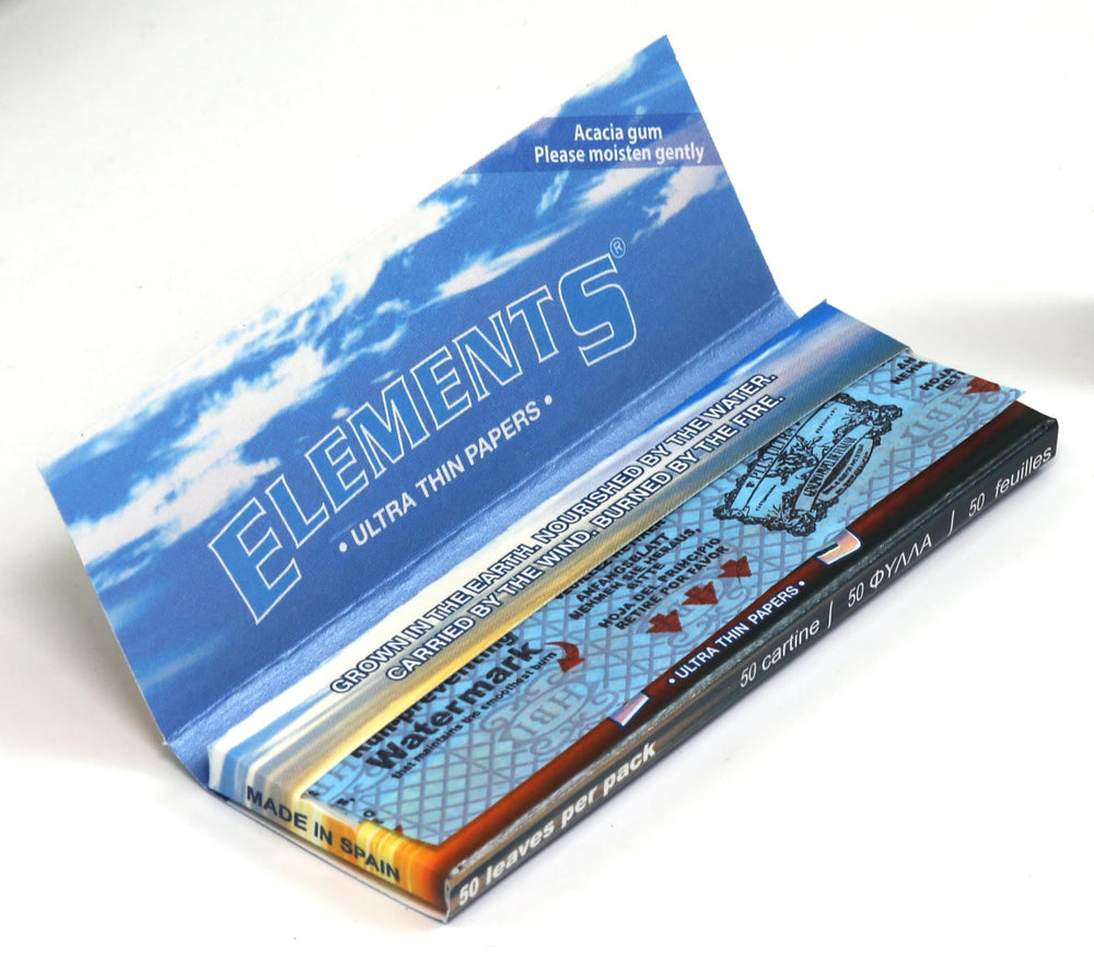 Elements textura de la hoja de arroz ultra thin, combustión uniforme