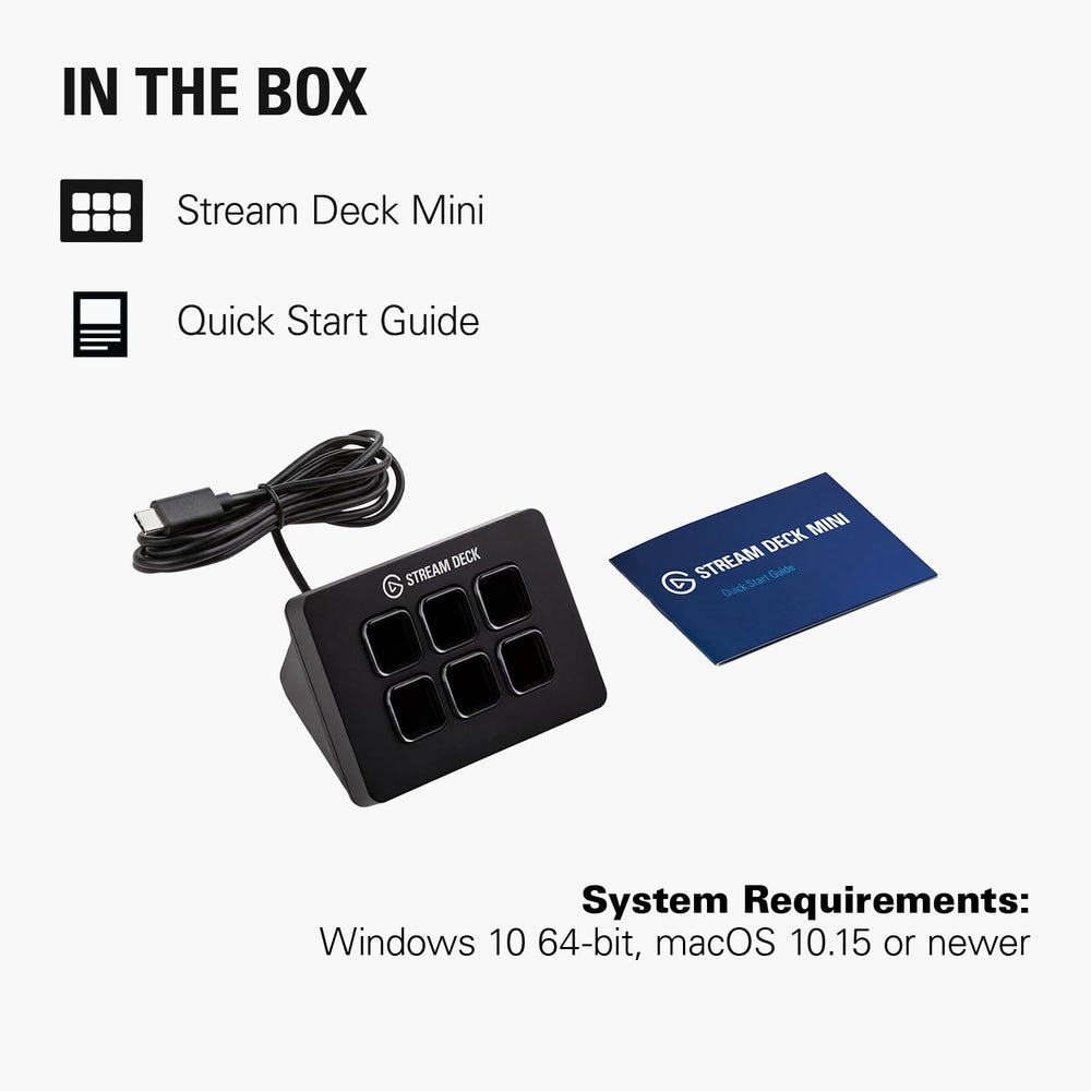Caja y etiqueta Elgato del producto, embalaje claro y listo para instalar