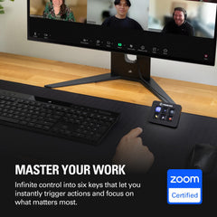 Detalle de teclas LCD Elgato con iconos personalizados, vista nítida y usable