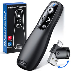 ELISWEEN presentador frontal mostrando botones y diseño ergonómico para control cómodo