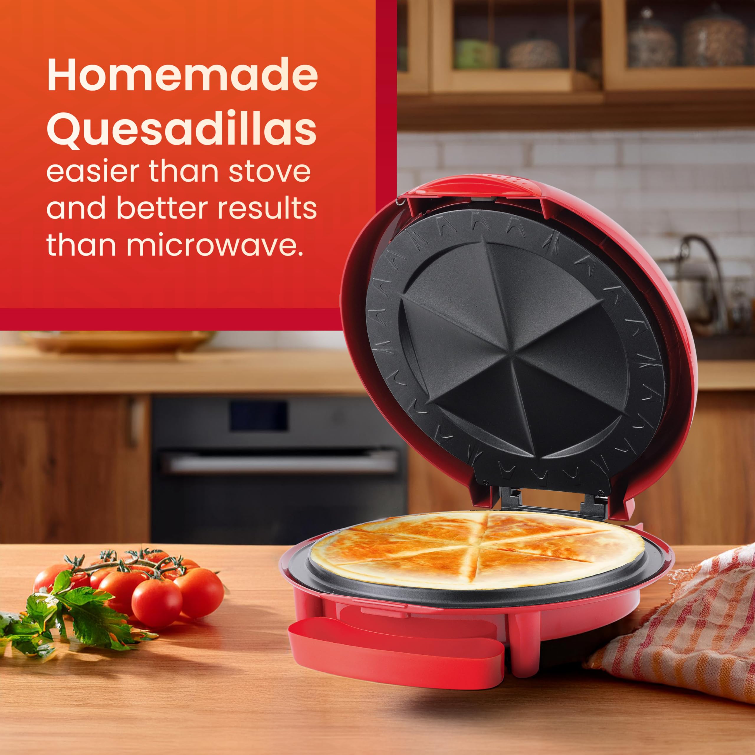 Elite Gourmet panel con dos luces indicadoras, simplifica uso y control