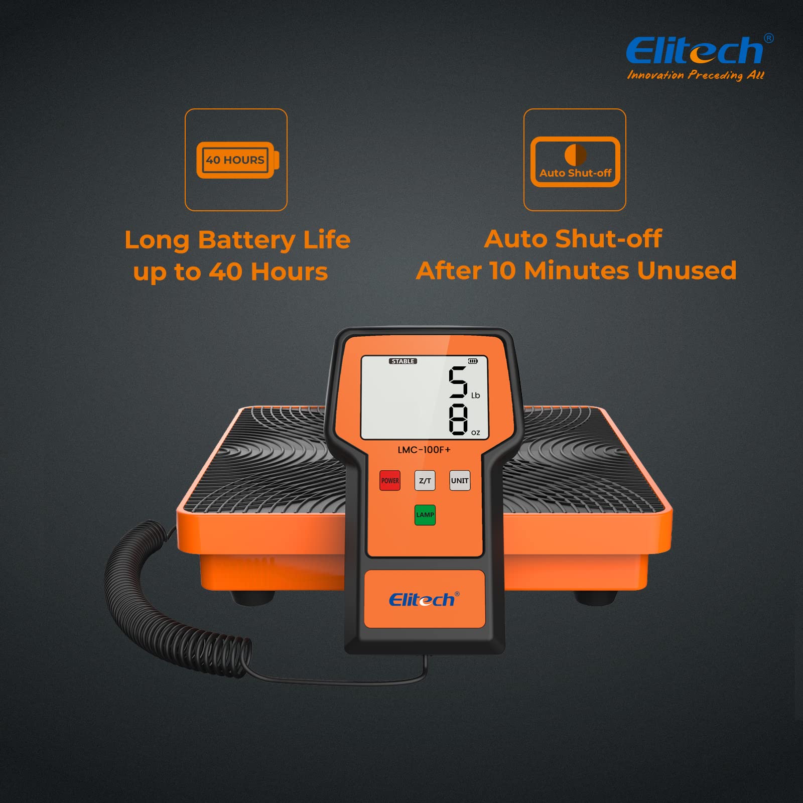 Elitech LMC-100F en trabajo HVAC instalador midiendo en campo con precisión