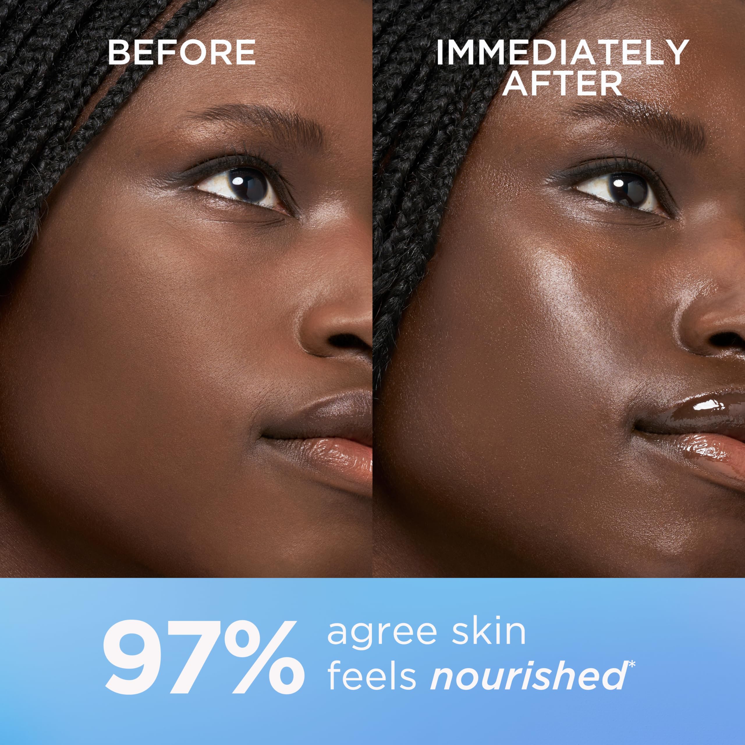Elizabeth Arden brillo en labios tras aplicar el bálsamo nutritivo