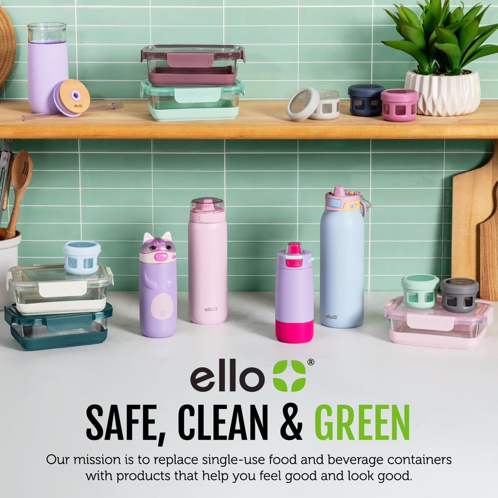 Ello contenedores apilados optimizando espacio en la cocina
