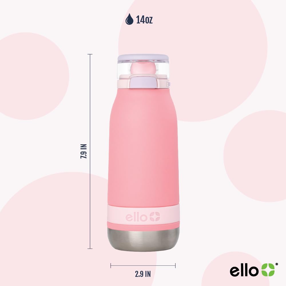 Ello Emma popote de silicona desmontable que reduce derrames y facilita limpieza