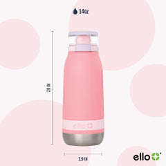 Ello Emma popote de silicona desmontable que reduce derrames y facilita limpieza
