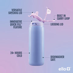 Ello pajilla de silicona suave para sorber con comodidad