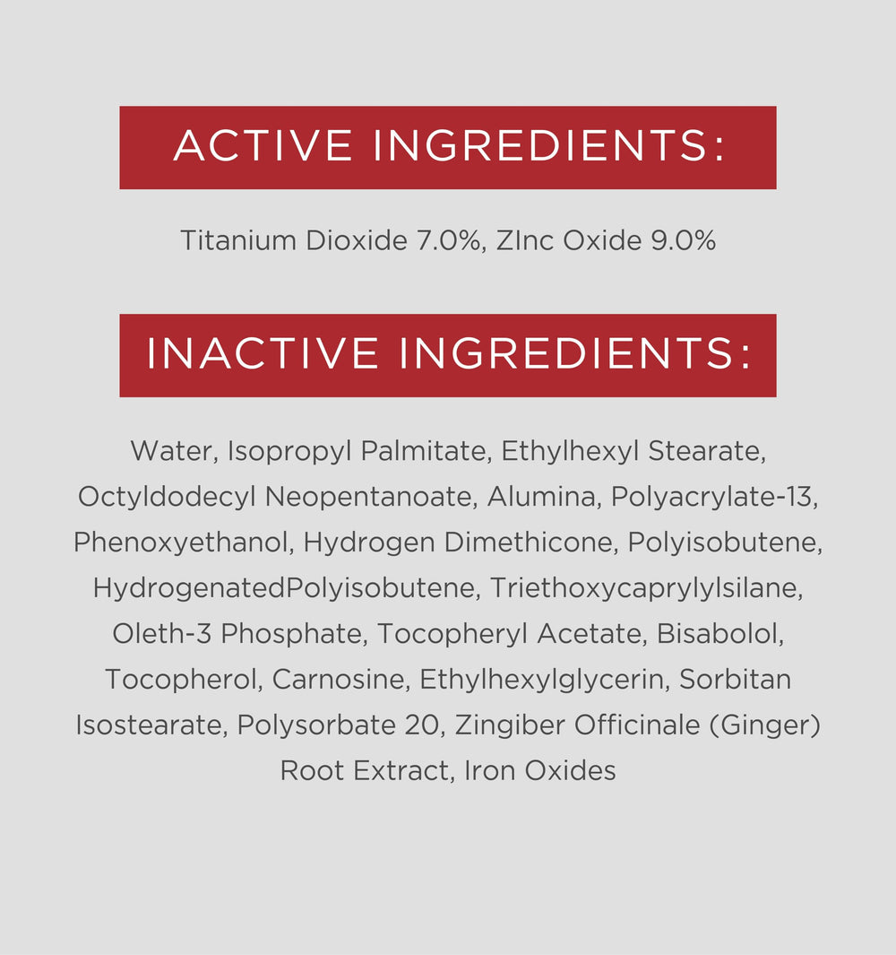 EltaMD etiqueta con ingredientes clave y beneficios claros