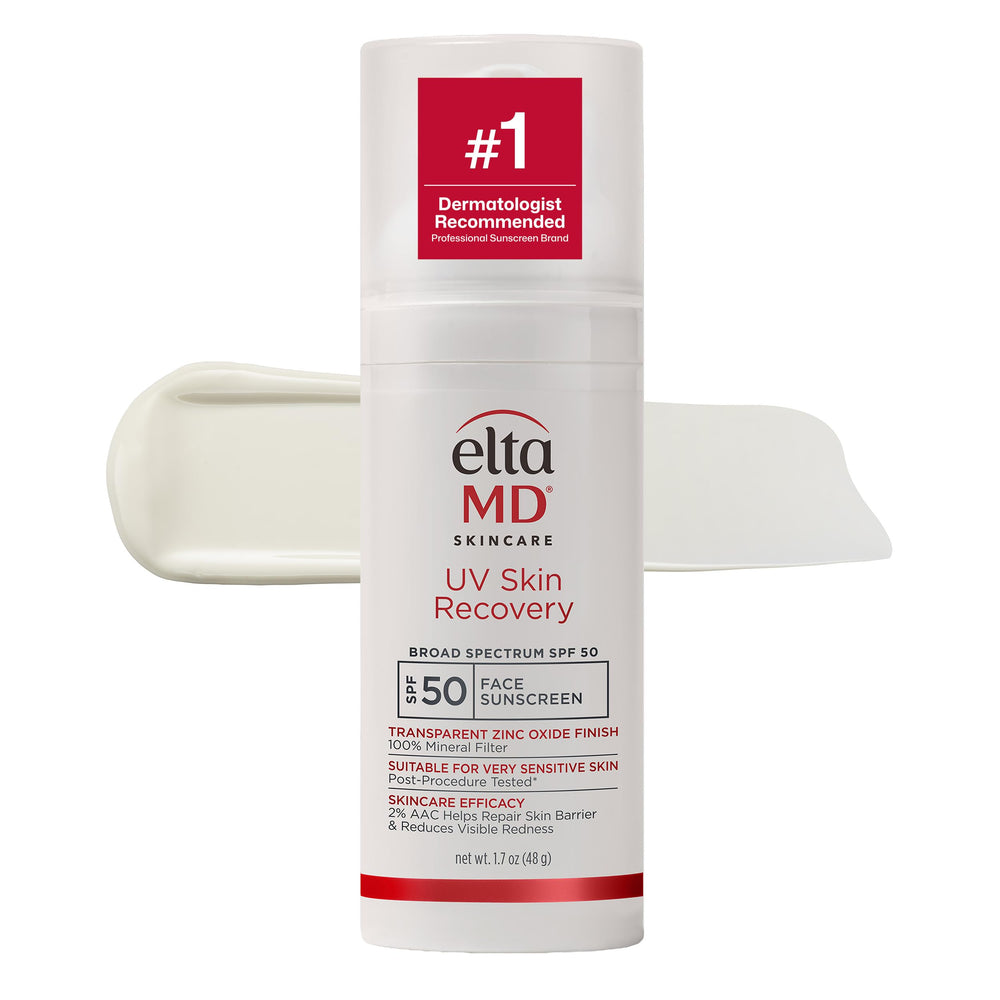 EltaMD pack frontal mostrando tubo y protección mineral