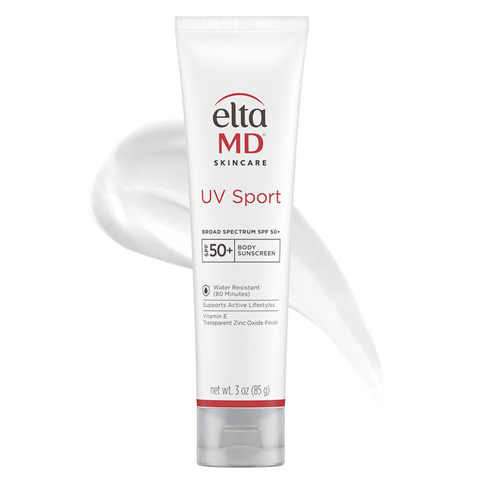 EltaMD UV Sport frente del envase mostrando diseño y protección SPF 50
