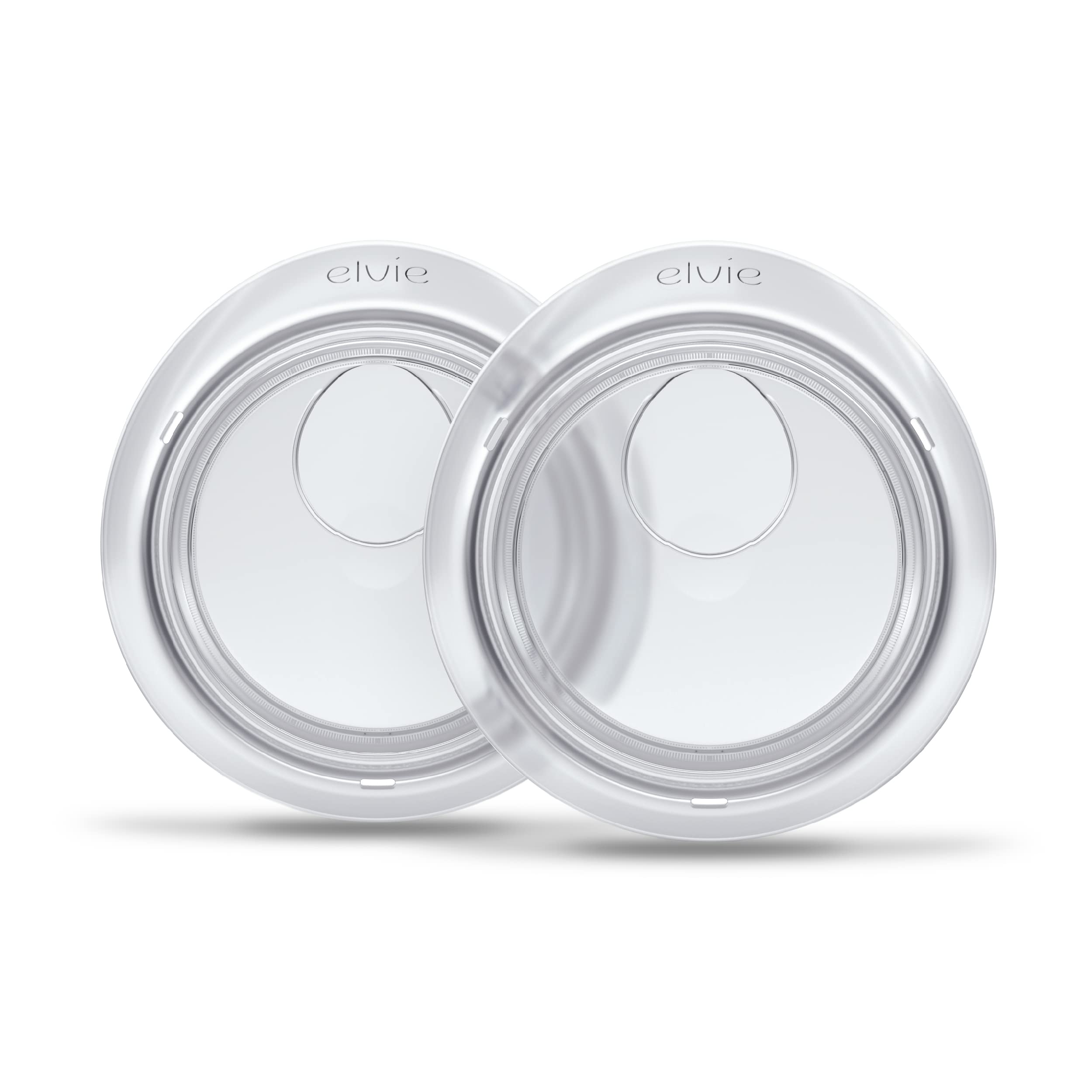 Elvie Catch empaque frontal mostrando copas y beneficios para comodidad